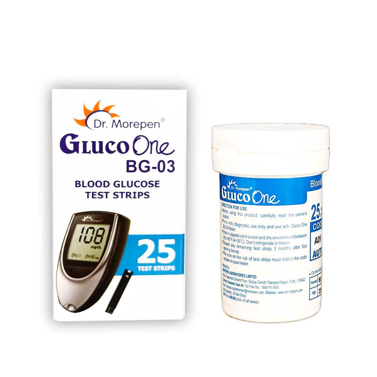 Gluco one 25 strip